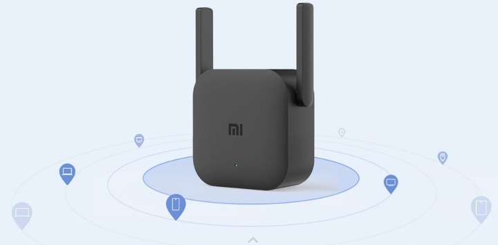 WZMACNIACZ Wi-Fi SYGNAŁU XIAOMI REPEATER 300Mb/s ZASIĘG 100M STAŁY ZASIĘG