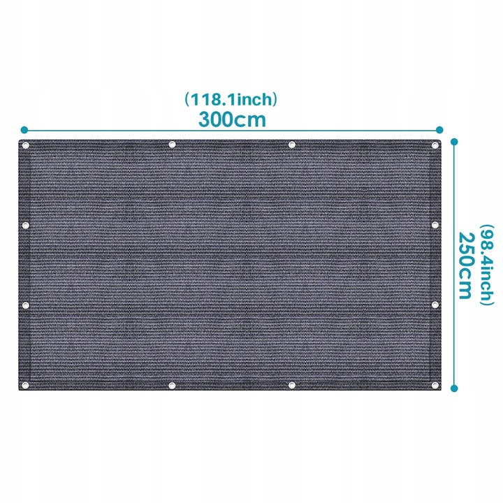 DYWAN PRZEDSIONKOWY PODŁOGA DO PRZEDSIONKA NAMIOTU KEMPINGU 300x250cm