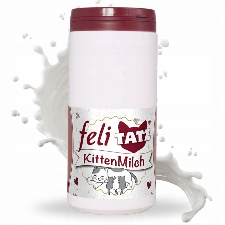 MLEKO ZASTĘPCZE z KOLOSTRUM dla Kotów cdVet feliTatz Kittenmilch 750g