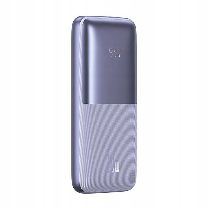 BASEUS POWER BANK PODRÓŻNY 10000 MAH 2X USB USB-C QC 3.0 20W Z KABLEM USB