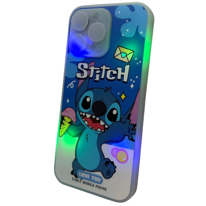 INTERAKTYWNY TELFON STICH DLA DZIECI USB C ŁADOWANY DŹWIĘKI NAUKA ZABAWKOWY