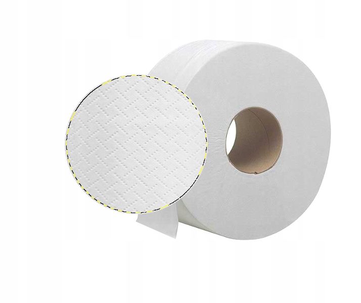 Papier toaletowy JUMBO BIAŁY CELULOZA 12 ROLEK X 100m