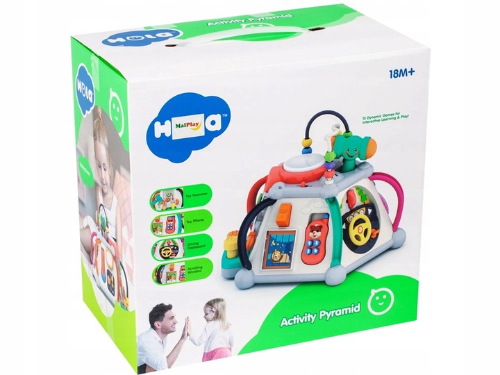 KOSTKA SENSORYCZNA INTERAKTYWNA SORTER EDUKACYJNY