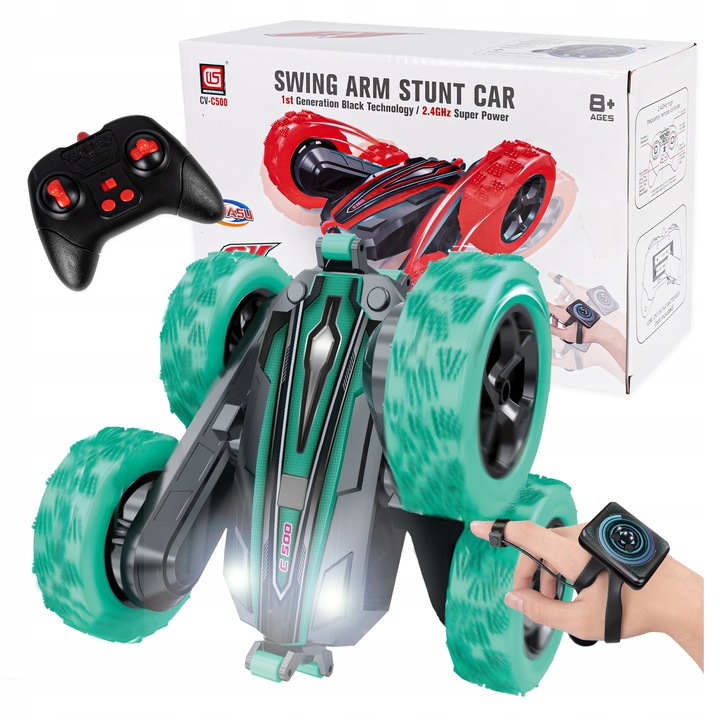 AUTO TWISTER SAMOCHÓD 4x4 ZDALNIE STEROWANY GESTAMI RĘKĄ + PILOT DLA DZIECI