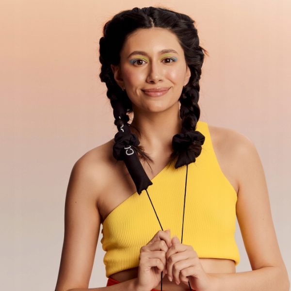 GLOV Lokówka do kręcenia fal i loków bez ciepła, z pianką memory, czarna