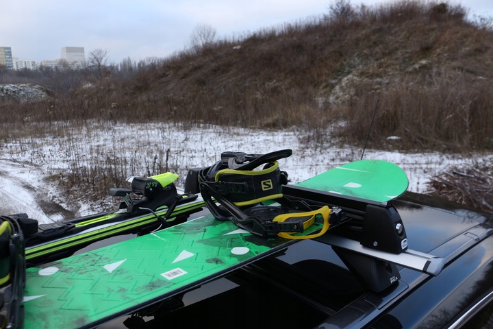 Uchwyt narciarski BAGAŻNIK NA NARTY Ski Lock 3 black 3 par nart 2 deski