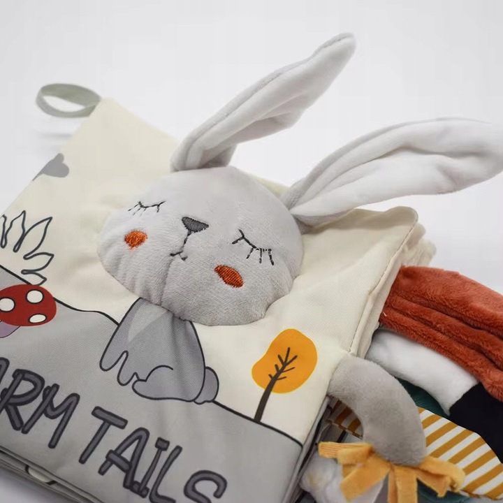 Marszczone książeczki dla niemowląt 3D Touch Feel High Contrast Sensoryczne