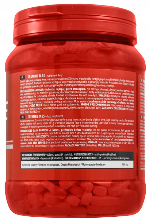 Creatine 300 tabletek Activlab Kreatyna