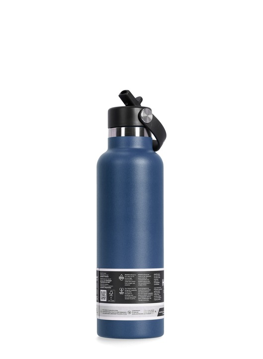 Butelka turystyczna Hydro Flask 21 Oz Standard Flex Straw Cap - indigo