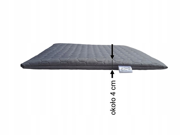 WODOODPORNA PIKOWANA PODUSZKA OGRODOWA PŁASKA MIÓD - HEKSAGON 40x60 szary