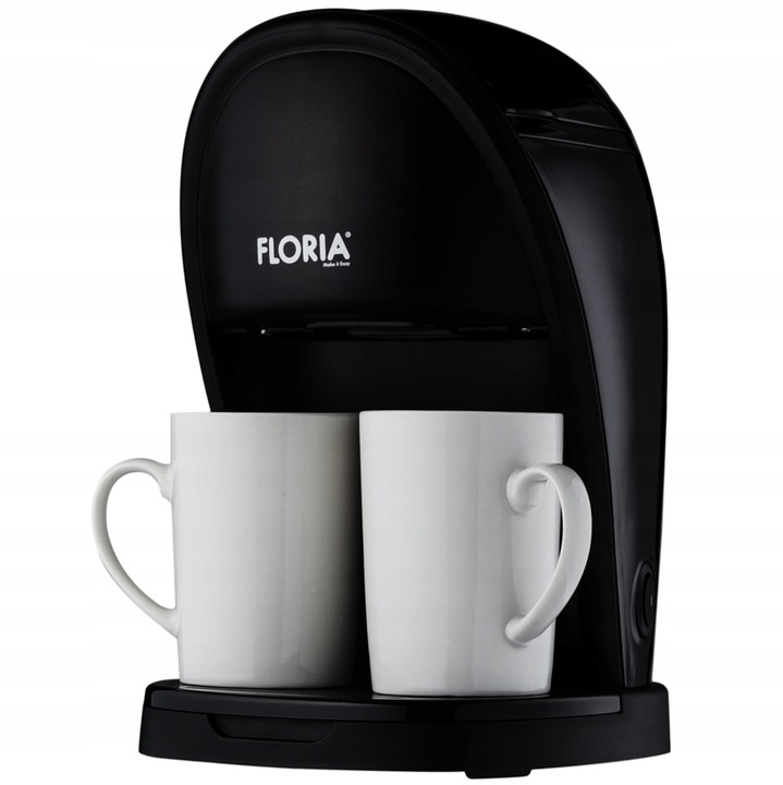 EKSPRES PRZELEWOWY DO KAWY CZARNY TURYSTYCZNY 450W KUBKI 2X125ML