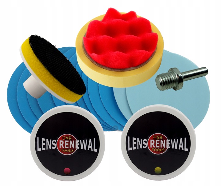 Zestaw do regeneracji reflektorów polerowania lamp z powłoką ochronną UV