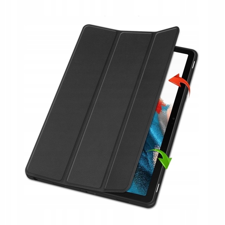 ETUI Z KLAPKĄ OBUDOWA POKROWIEC CASE FUTERAŁ DO SAMSUNG GALAXY TAB A9+ PLUS