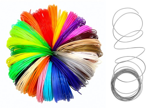 WKŁADY DO DŁUGOPISU 3D DLA DZIECI PLA FILAMENT 3D PEN 60 M ZESTAW STARTOWY