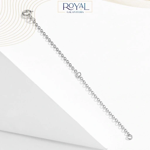 Przedłużka do łańcuszka bransoletki SREBRNA 10cm SREBRO pr 925 UNIWERSALNA