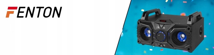 Głośnik bluetooth BOOMBOX BT SD USB AUX akumulator