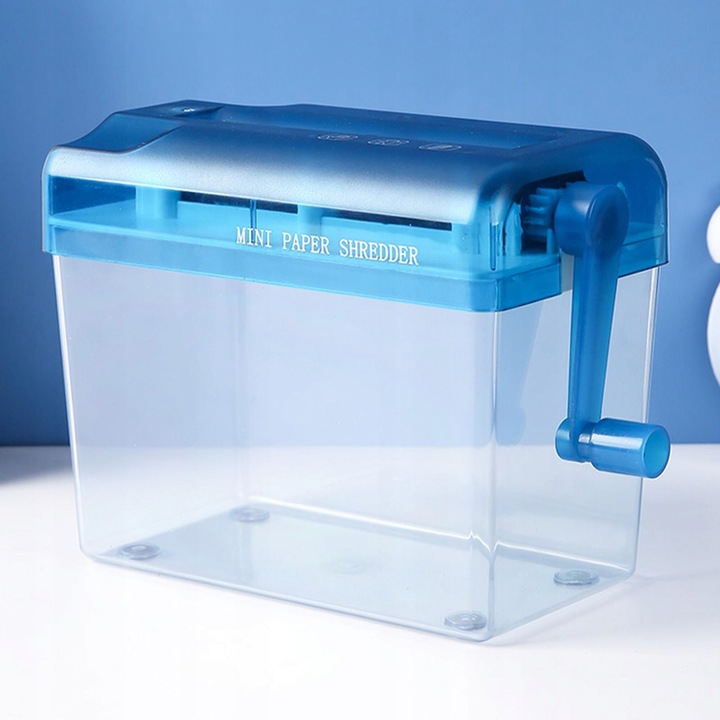 Ręczna niszczarka do papieru Niszczarka ręczna Mini niszczarka do papieru
