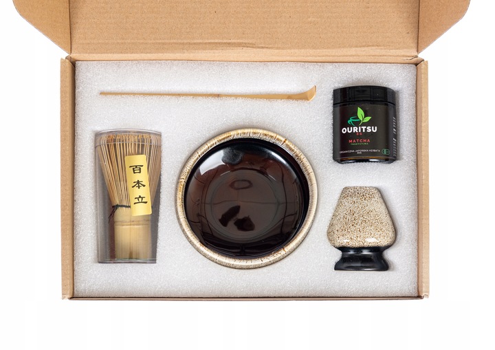 Chairo Zestaw Matcha 30g Chasen Chashaku Matchawan