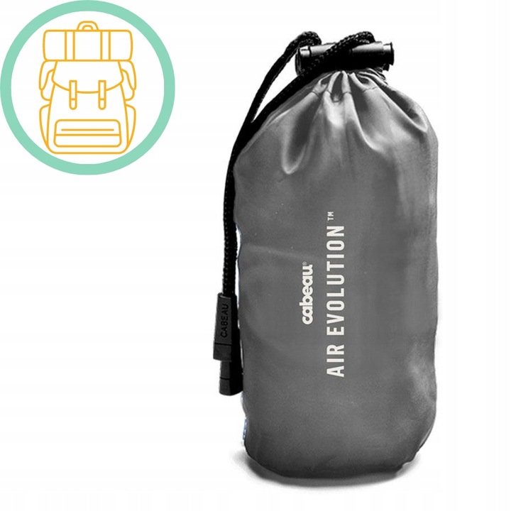 CABEAU AIR EVOLUTION PODUSZKA PODRÓŻNA ZAGŁÓWEK ROGAL NA SZYJĘ DMUCHANA