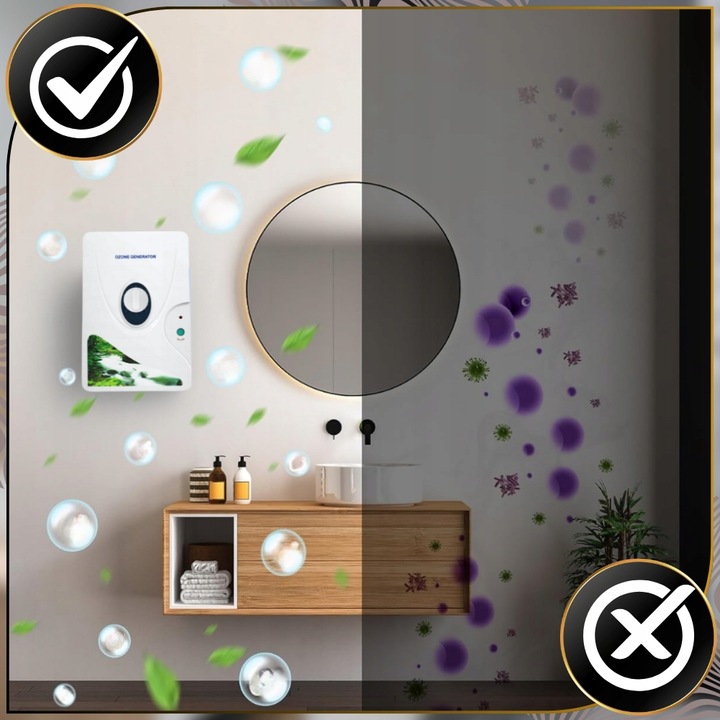 Generator ozonu ozonator do samochodu basenu akwarium jacuzzi PRO 600mg/h