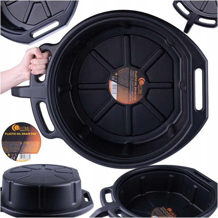 MISKA DO ZLEWANIA OLEJU ZLEWARKA OLEJU ZLEWAK ZBIORNIK MISA Z LEJKIEM 16L