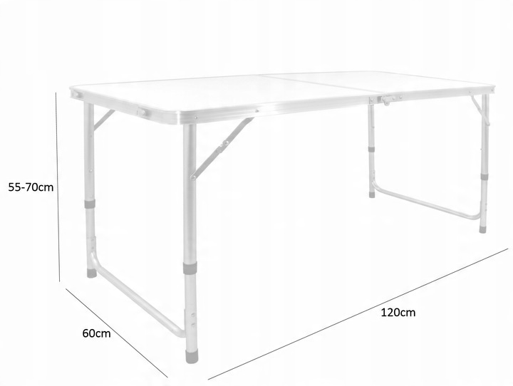 SOLIDNY ZESTAW TURYSTYCZNY KRZESŁA STOLIK CAMPING