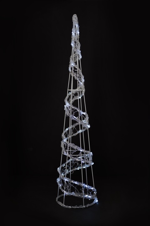 Dekoracja Stożek 50 LED 90 cm do użytku wewnętrznego i zewnętrznego zimny b