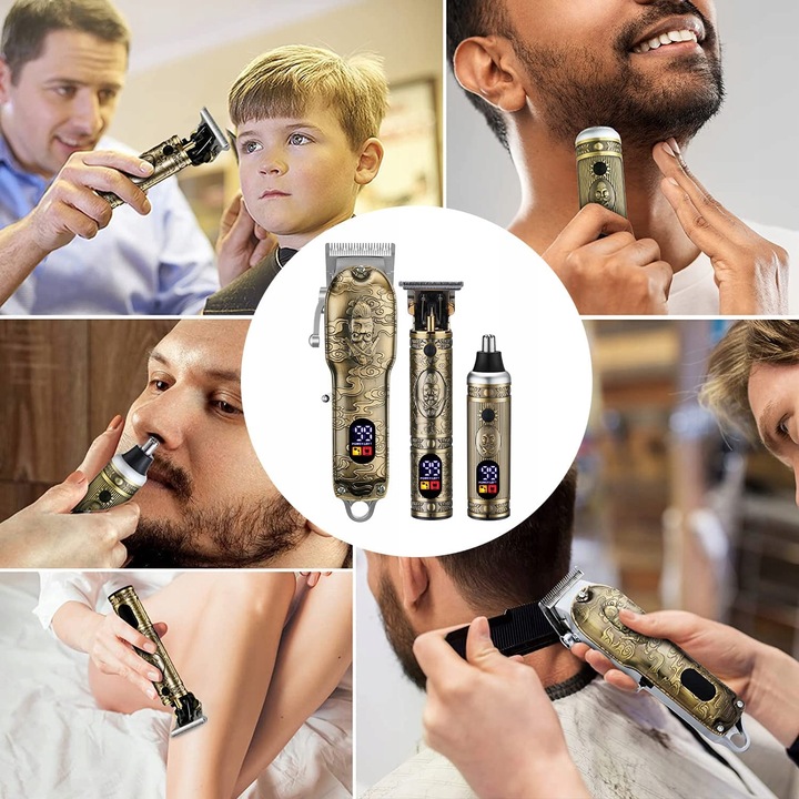 PROFESJONALNE MASZYNKI DO STRZYŻENIA TRYMER MĘSKI