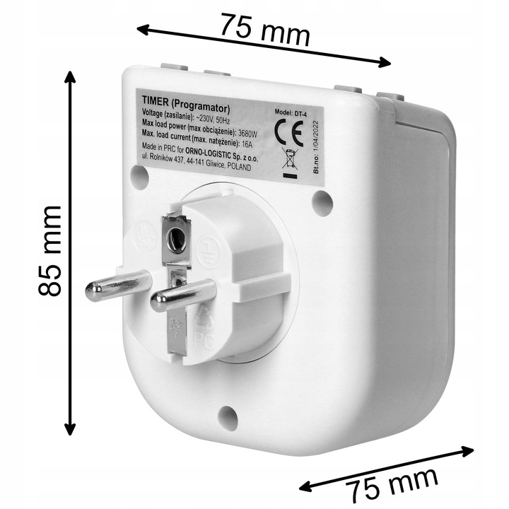 Programator Czasowy Włącznik Wyłącznik Timer LCD