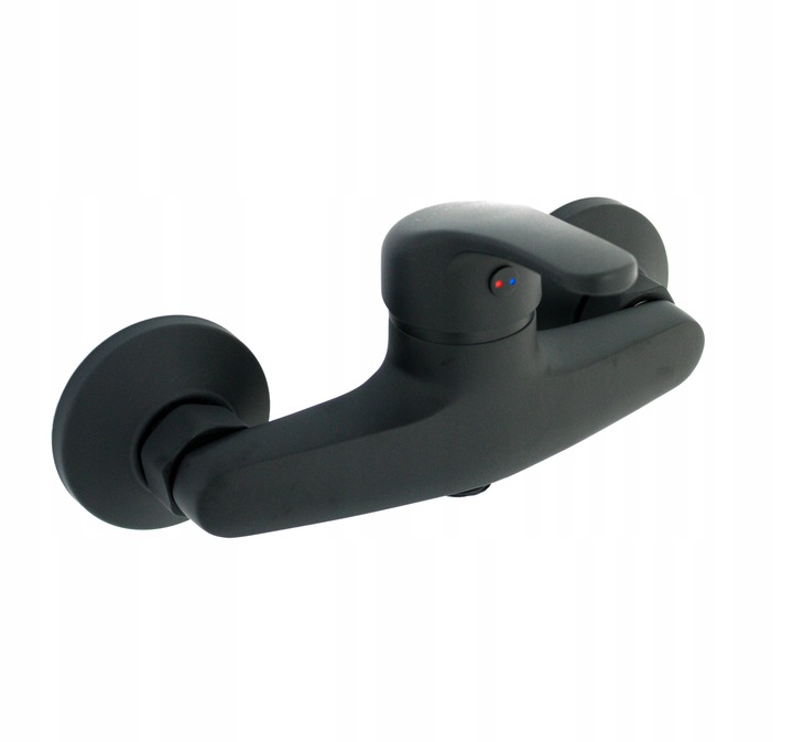 ZESTAW PRYSZNICOWY CZARNY Z DESZCZOWNICA, BATERIA, SŁUCHAWKA NATYNKOWY LOFT