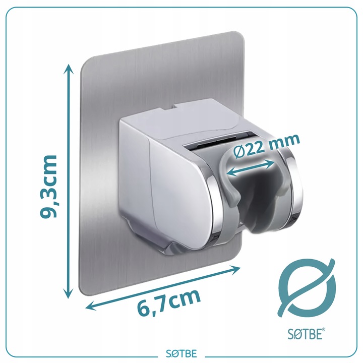 Uchwyt samoprzylepny do słuchawki na klej bez wiercenia LARK-1-HOLGLUE-2483