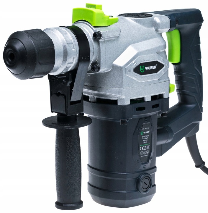 MŁOTOWIERTARKA MŁOT UDAROWY SDS+ WUBER 2100W WALIZKA ZESTAW