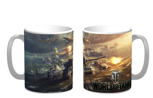 Kubek World of Tanks War Thunder + IMIĘ i KARTONIK