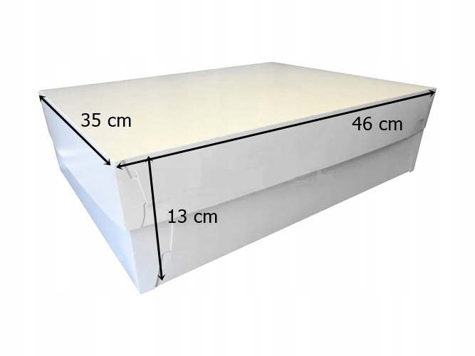OPAKOWANIE KARTON PUDEŁKO NA TORT DEKORACJE URODZINY KOMUNIA WESELE 46x35