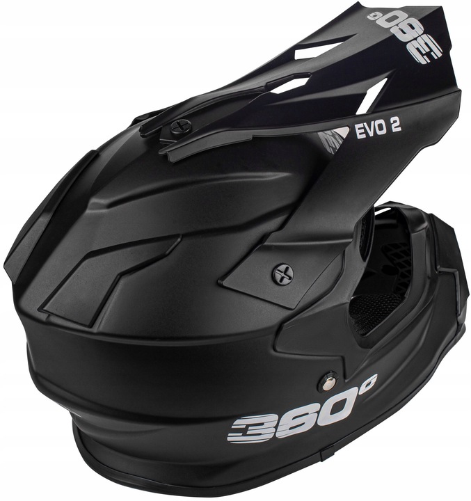 KASK MOTOCYKLOWY CROSS ENDURO ATV MTB NA QUADA HOMOLOGACJA 360° EVO2 XXS