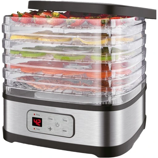 MOCNA SUSZARKA LCD DO GRZYBÓW OWOCÓW WARZYW EKO 5 SIT 240W REGULACJA ZESTAW