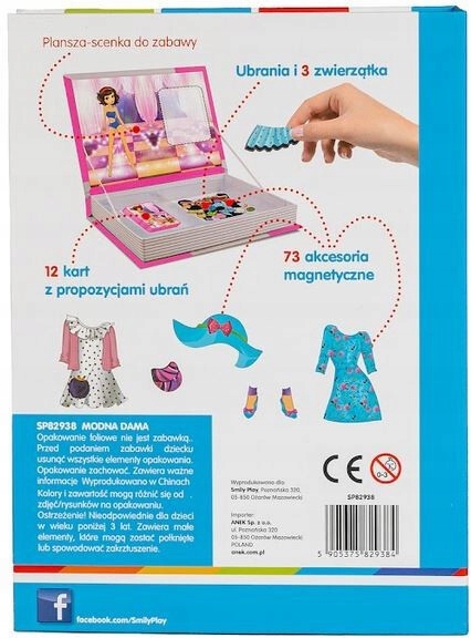 Układanka magnetyczna Modna Dama