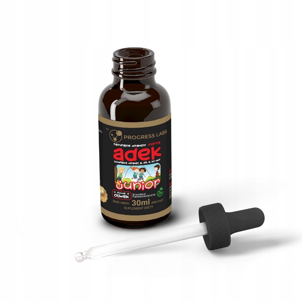 Witamina ADEK A D3 E K2 MK-7 Dla Dzieci 30ml