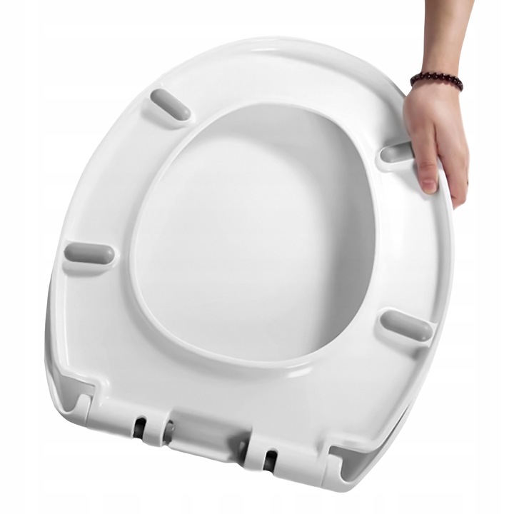 DESKA WC SEDESOWA WOLNOOPADAJĄCA TWARDY DUROPLAST do sedesu KOŁO JAKOŚĆ
