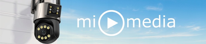 PODWÓJNA KAMERA WIFI IP SMART ZEWNĘTRZNA OBROTOWA 2x 3MPx DETEKCJA 6MPx 6MP