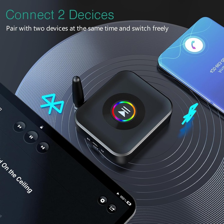 odbiornik Bluetooth 5.1 AUX MINI-JACK Adapter