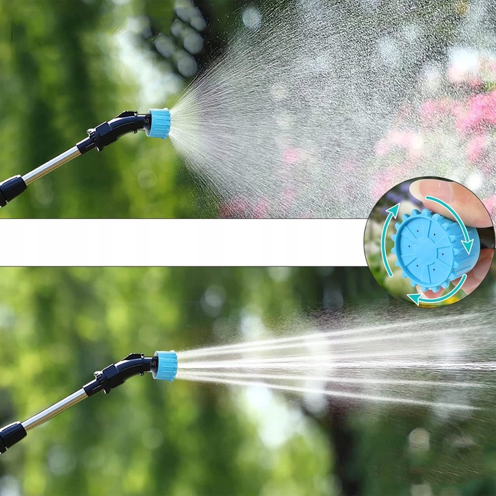 OPRYSKIWACZ CIŚNIENIOWY AKUMULATOROWY ELEKTRYCZNY RĘCZNY OGRODOWY 5L 3DYSZE