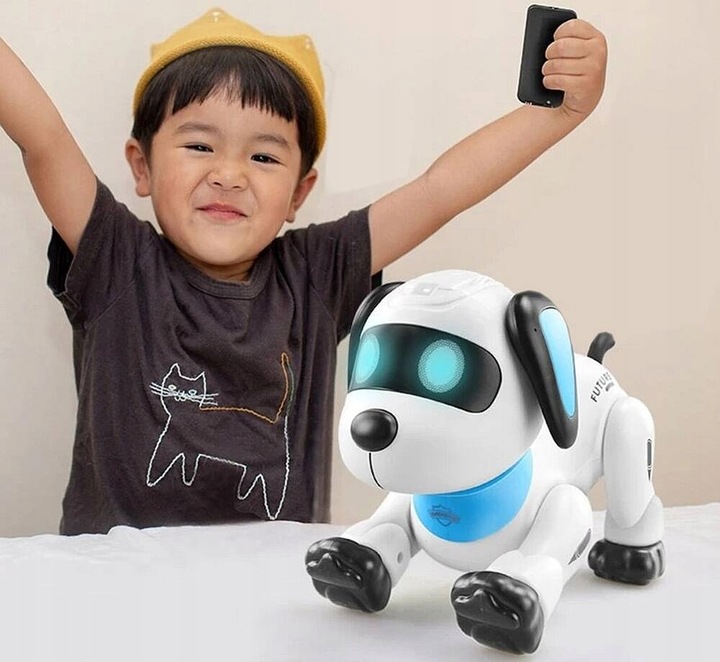 PIESEK ROBOT ZDALNIE STEROWANY PROGRAMOWANY KOMENDY USB