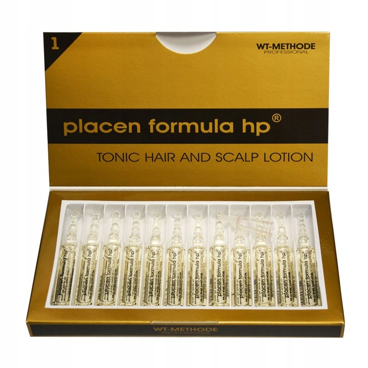 Placenta HP 12x10ml przeciw wypadaniu włosów AMPUŁKI NATURALNA PLACENTA