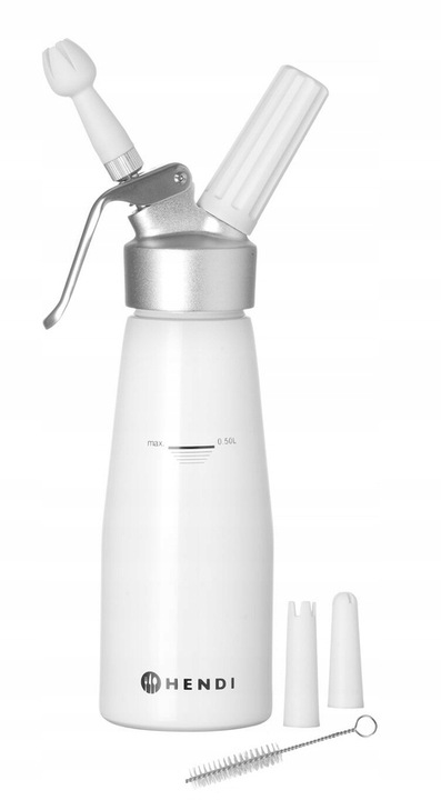 Hendi Syfon do bitej śmietany 0,5 l SYFON BEZ NABOI
