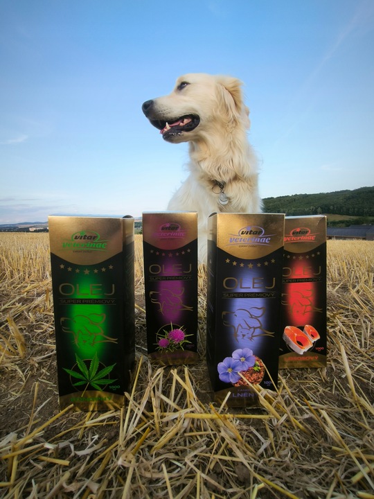 VITAR Veterinae Olej Lniany 500 ml - lśniąca sierść + doskonałe źródło