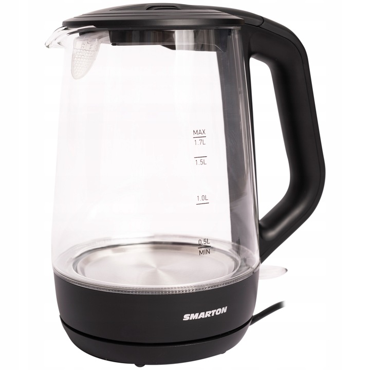 Czajnik Elektryczny 1,7L Szklany Podświetlany SMARTON WK 400 2200W