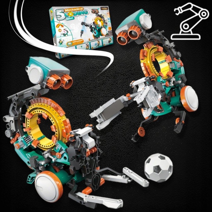 Robot Kodujący 5w1 kreatywna zabawka edukacyjna PREZENT DLA CHŁOPCA
