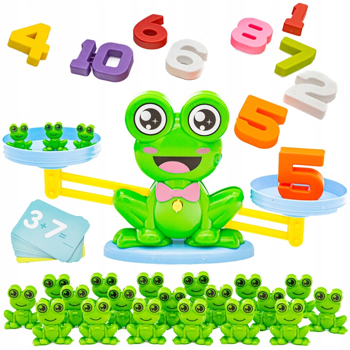 Gra Edukacyjna Waga Szalkowa Żaba Nauka Liczenia