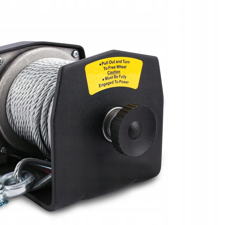 WYCIĄGARKA ELEKTRYCZNA DO QUADA X-BULL 2500 WCIĄGARKA 12V PŁUG 1,1 TON ATV